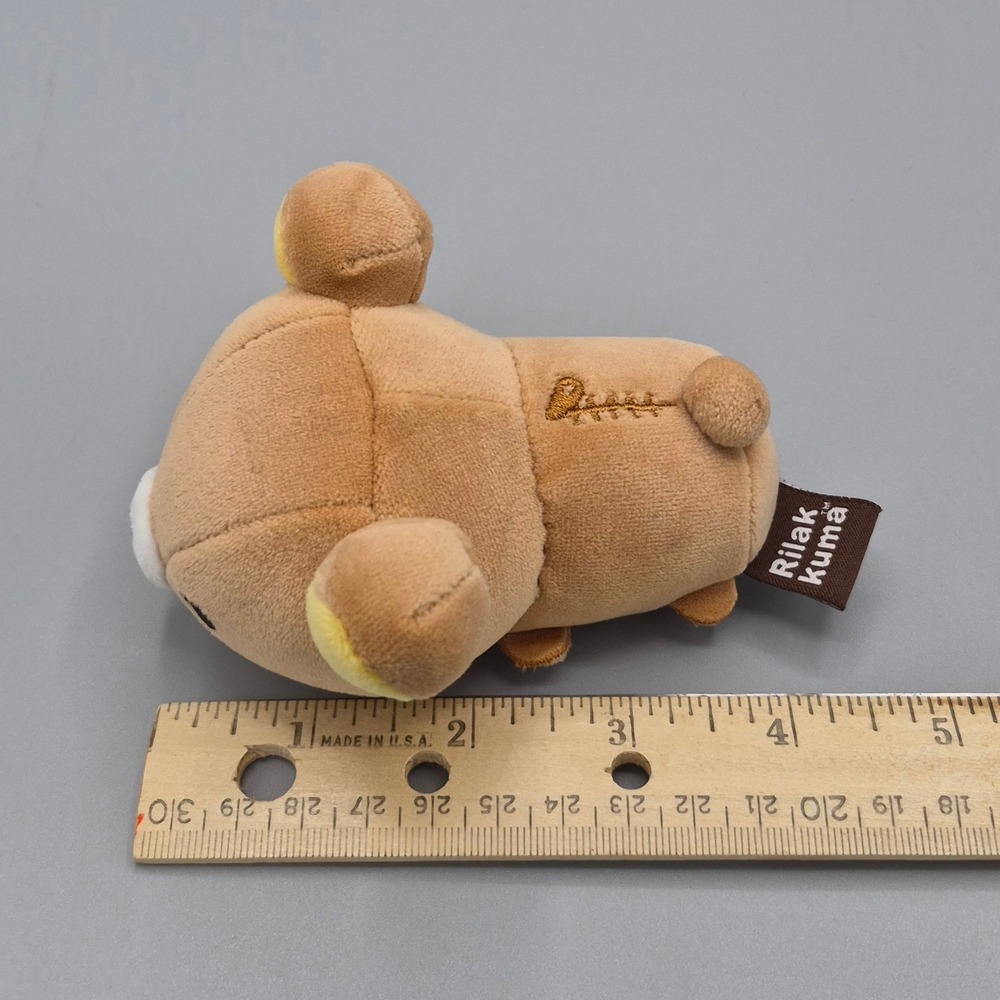 San-X Rilakkuma Brown Bear Small Plush Kawaii Stuffed Toy 2021 Official Licensed - Picture 10 of 10